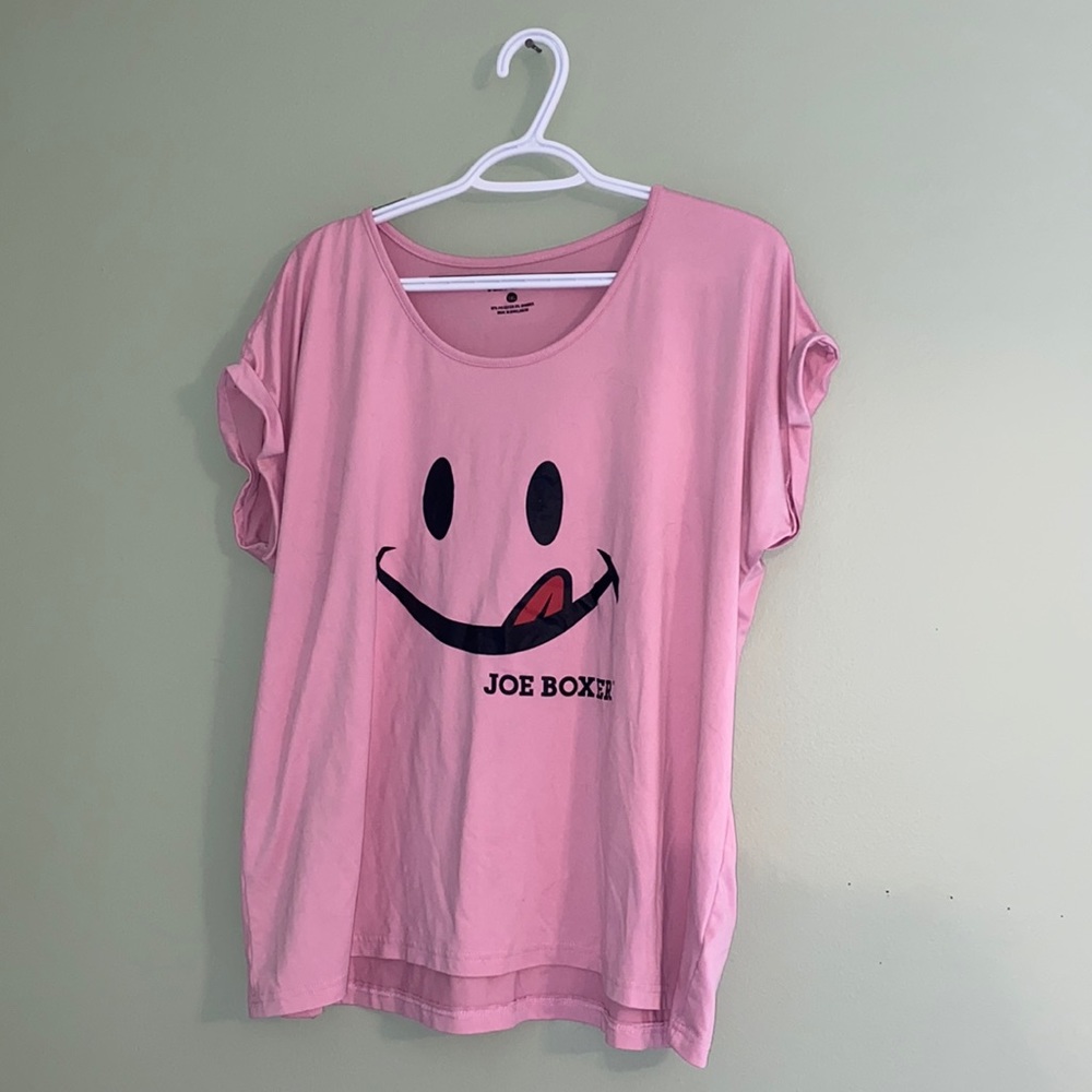 5/$25 Joe boxer pink pajama shirt 3xl